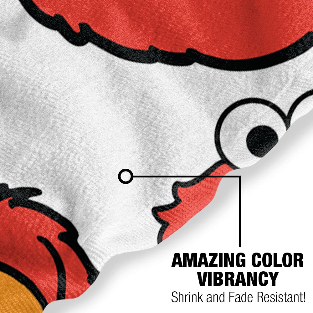 Amazon.co.jp: セサミストリート エルモ顔柄 公式ライセンスビーチ